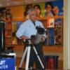 Nuestro miembro Agustin Rivera brindando una charla sobre Uso de Telescopios en Walmart de Mayaguez.